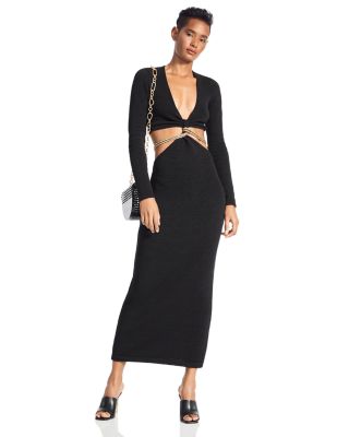 Cult Gaia Melody Chain Cutout Knit Maxi Dress - 150th Anniversary