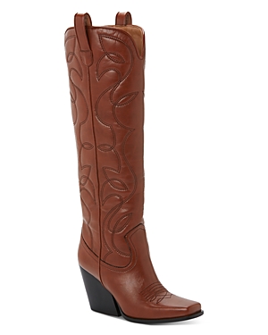 Shop Stella Mccartney Women's Cloudy Cowboy Boots In Brandy