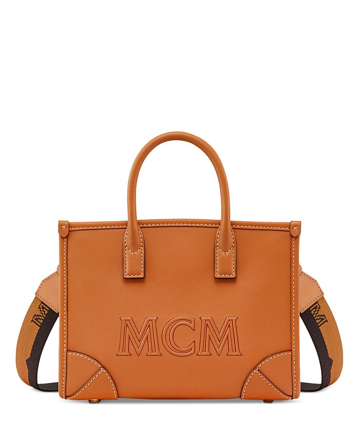 MCM Mini München Tote in Spanish Calf Leather | Bloomingdale's