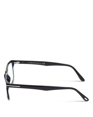 Men's Square Blue Light Glasses, 55mm