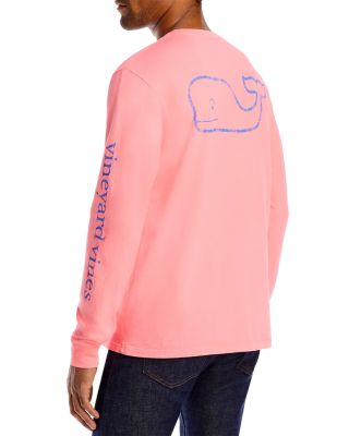 Vineyard Vines - Neon Vintage Whale Graphic Long Sleeve Tee