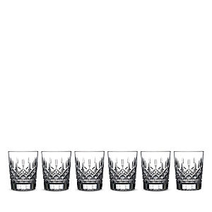 Waterford Lismore Double Old-fashioned, Set Of 6 In Clear