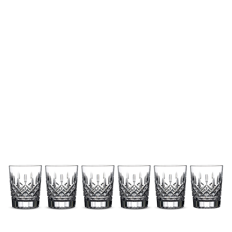 Waterford Lismore Double Old-fashioned, Set Of 6 In Clear