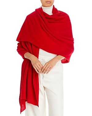 C By Bloomingdale's Cashmere Travel Wrap - 100% Exclusive In Scarlett