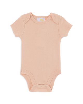 Girls' Solid Cotton Bodysuit, 5 Pack - Baby