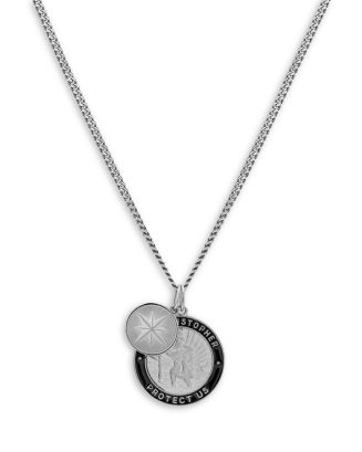 MIANSAI Saint Christopher Surf Sterling Silver Pendant Necklace, 24" | Bloomingdale's