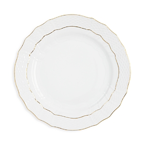 Photos - Dinner Set no brand Herend Golden Edge Service Plate White/Gold HDE01527000 
