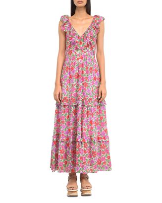 Banjanan Twiggy Floral Print Tiered Dress | Bloomingdale's