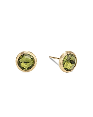 Marco Bicego 18K Yellow Gold Jaipur Color Peridot Stud Earrings