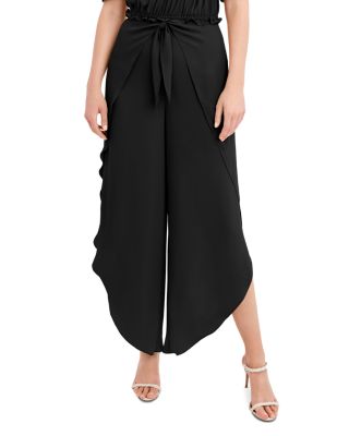 BCBGMAXAZRIA - Tie Front Tulip Hem Pants