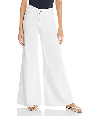 Frame Le Slim Palazzo Pocket Jean In White In Blanc