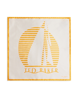 Ted Baker Sun Sail Printed Pocket Square