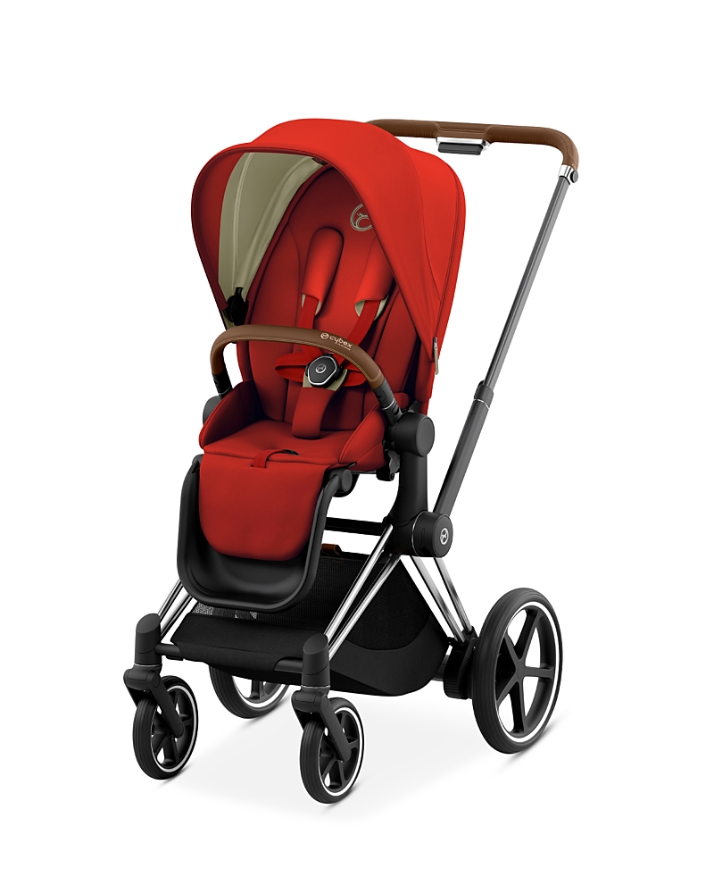 Cybex e-priam 2 Smart Stroller in Chrome/Brown