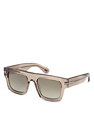 Tom Ford Fausto Geometric Sunglasses, 53mm