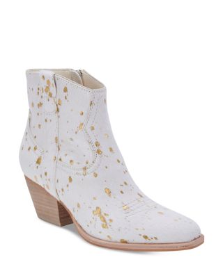 yellow womens booties