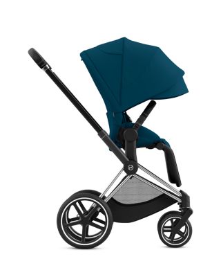 PRIAM 4 Stroller – Chrome Frame and Black Handle