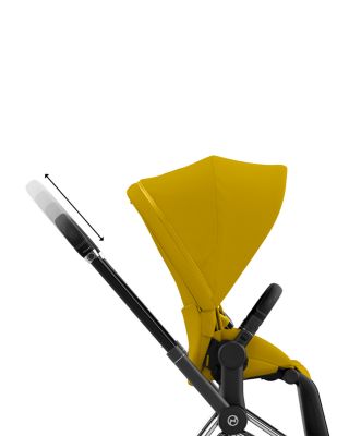 PRIAM 4 Stroller – Chrome Frame and Black Handle