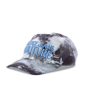 Versace Jeans Couture Tie Dye Canvas Embroidered Logo Baseball Cap