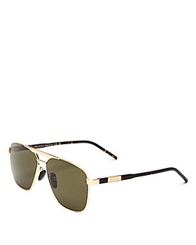 Gucci -  Brow Bar Aviator Sunglasses, 58mm