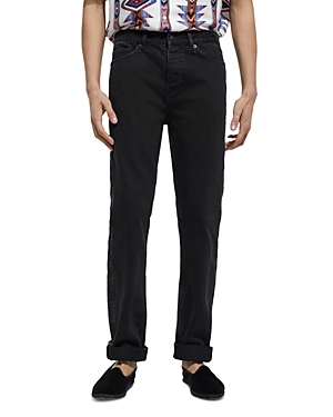 The Kooples Straight Fit Jeans In Black
