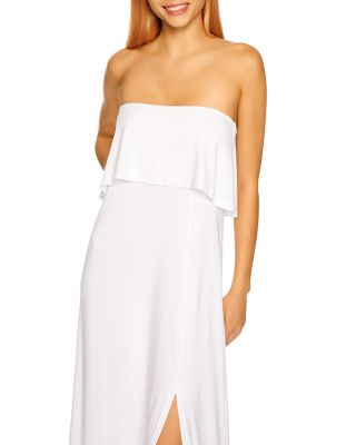 Susana Monaco - Strapless Overlay Maxi Dress