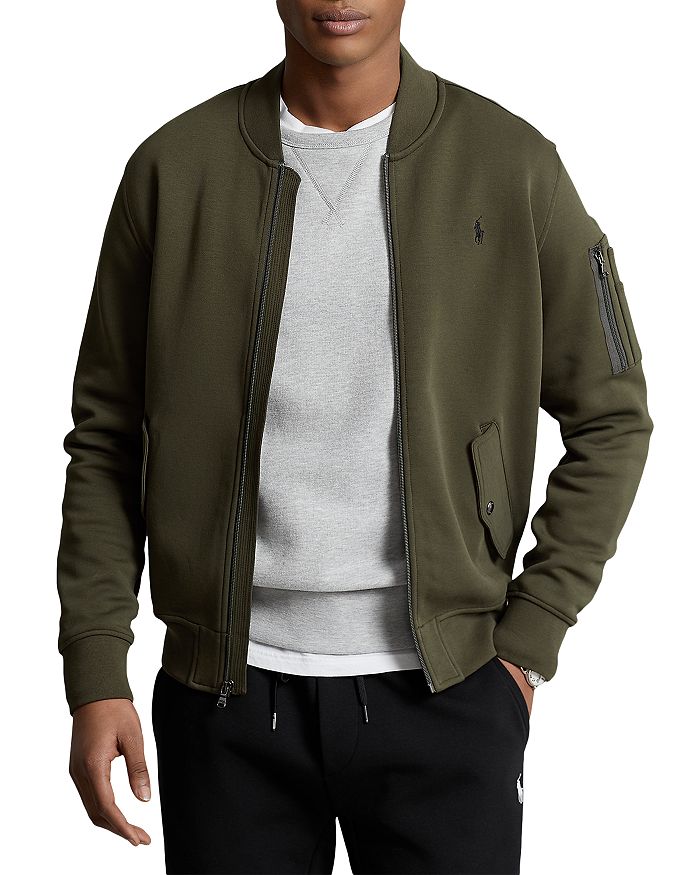 Polo Ralph Lauren Double Knit Full Zip Bomber Jacket Bloomingdale's