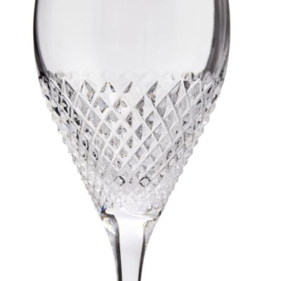 Vera Wang Diamond Mosaic Wine Glasses, Set of 2