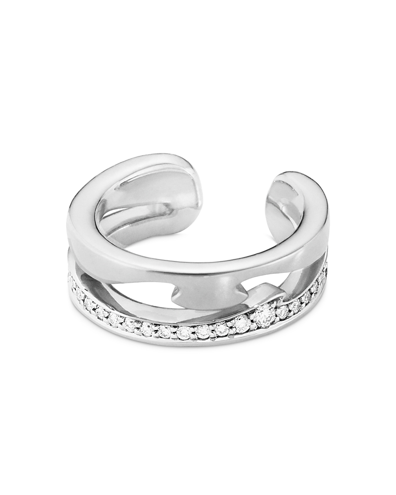 Georg Jensen 18k White Gold Fusion Diamond Ear Cuff In White