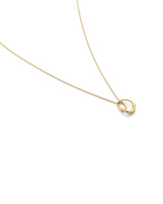 18K Yellow Gold Offspring Looped Pendant Necklace, 17.72"