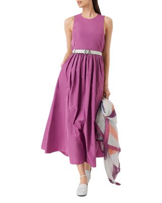 Emporio Armani Cutaway Back Taffeta Dress | Bloomingdale's