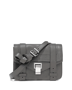 Proenza Schouler Lux Leather Ps1 Mini Crossbody In Stone