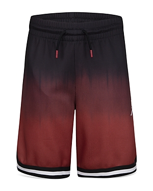 Shop Jordan Boys' Ombre Mesh Shorts - Big Kid In Gym Red