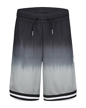 Shop Jordan Boys' Ombre Mesh Shorts - Big Kid In Smoke Gray
