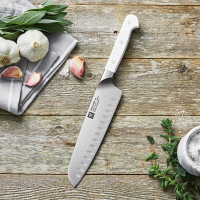 Pro Le Blanc 7" Slim Hollow Edge Santoku Knife