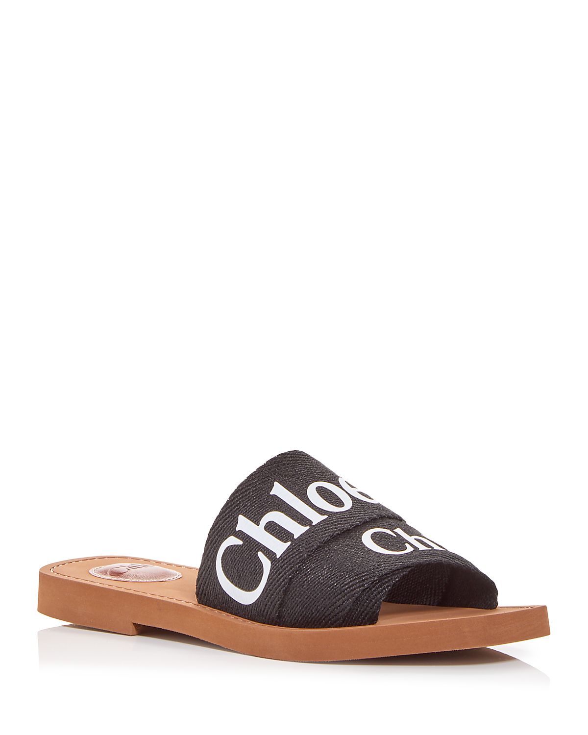 Chloe Women's Woody Logo Slide Sandals