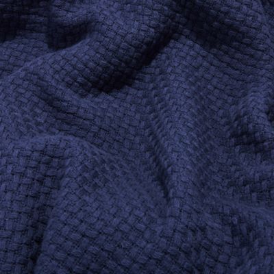 Basketweave Cotton Blanket, King - Exclusive