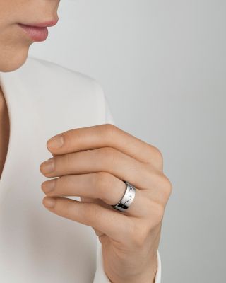 18K White Gold Fusion End Ring