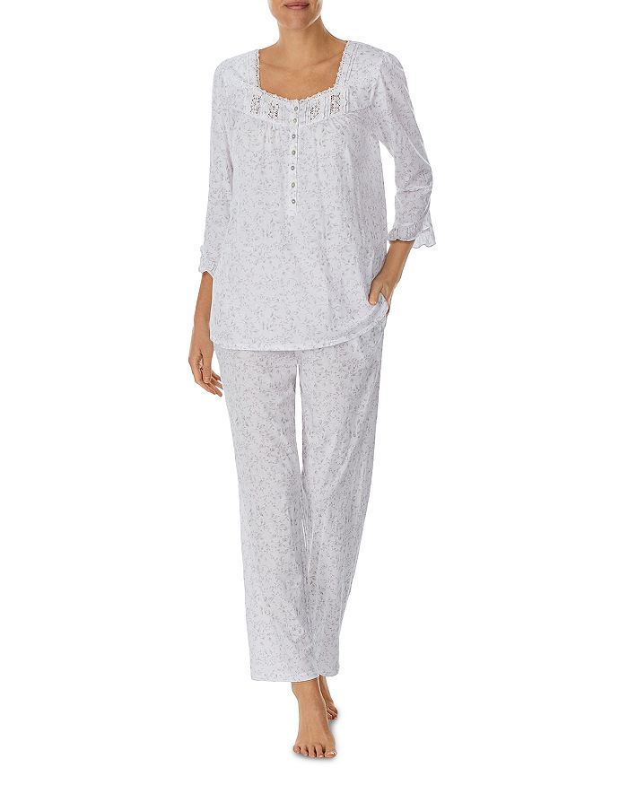 Eileen West Long Sleeve Pajama Set | Bloomingdale's
