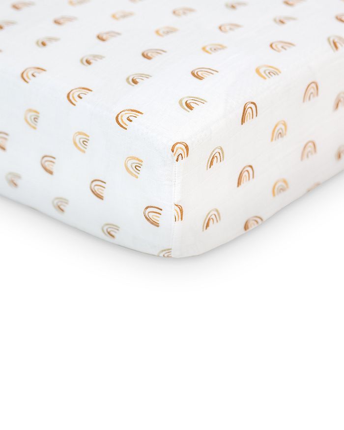Lulujo Rainbow Printed Cotton Muslin Crib Sheet Baby Bloomingdale's