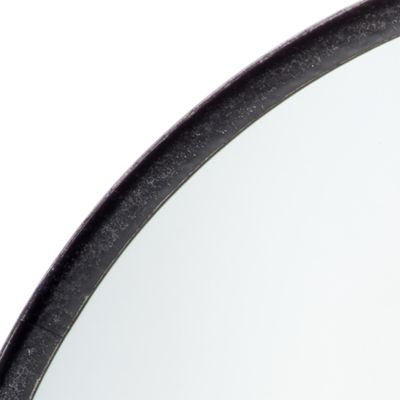 Refined Iron Round Wall Mirror