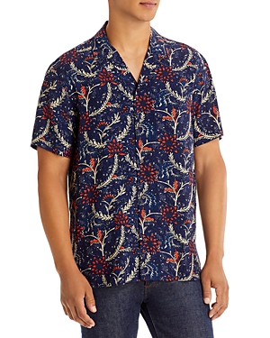 SCOTCH & SODA RELAXED FIT ALLOVER PRINT SHORT SLEEVE SHIRT