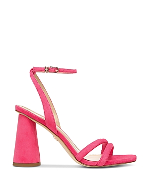 Sam Edelman Women's Kia Ankle Strap High Heel Sandals In Dahlia Pink