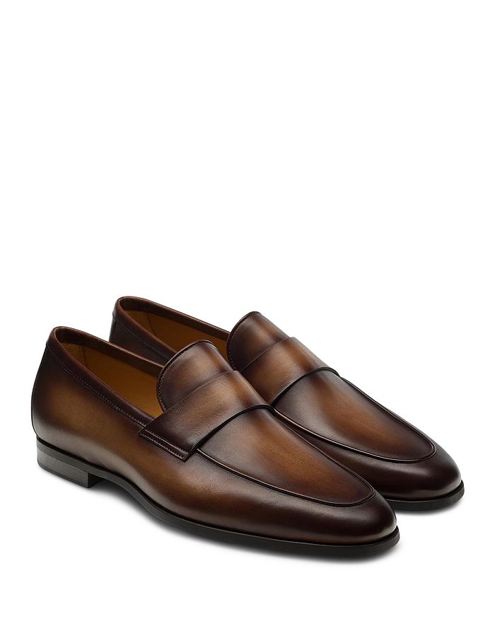 Magnanni Men's Heros Apron Toe Loafers - 100% Exclusive In Brown