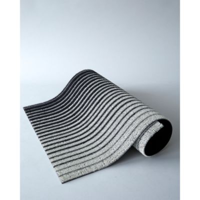 Domino Stripe Shag Utility Mat, 24" x 36"