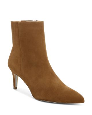 brown booties with heel