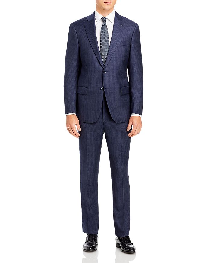 Hart Schaffner Marx New York Navy Striped Suit Regular Fit | Bloomingdale's