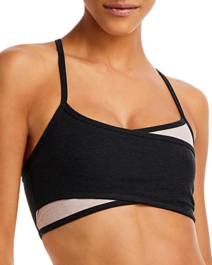 Beyond Yoga At Your Leisure Color Block Sports Bra
