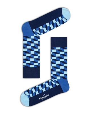 Happy Socks - Filled Optic Crew Socks