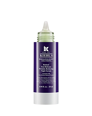 Photos - Cream / Lotion Kiehl's Since 1851 Retinol Fast Release Wrinkle-Reducing Night Serum 0.9 o
