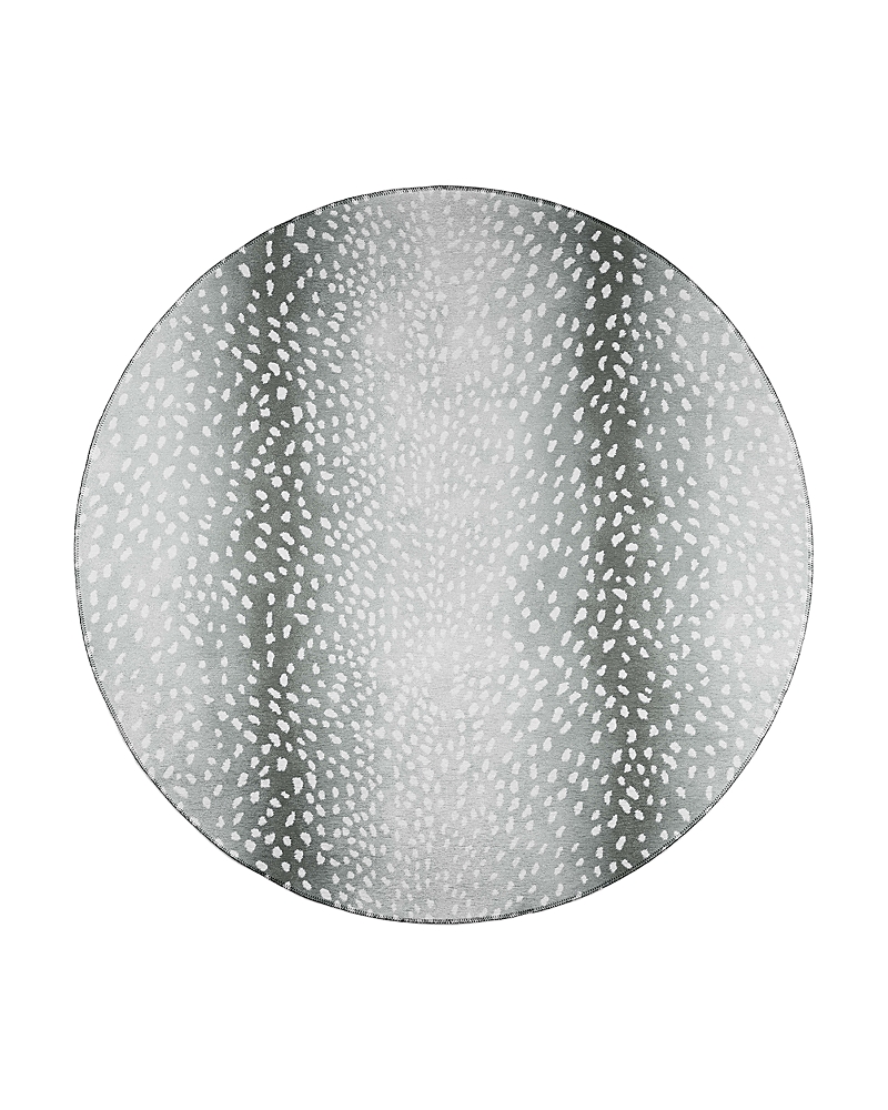 Dalyn Rug Company Rug Company Mali Ml3 Round Area Rug, 8' X 8' In Onyx